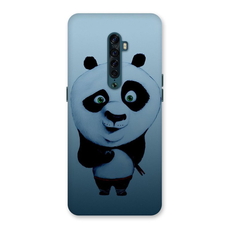Confused Cute Panda Back Case for Oppo Reno2