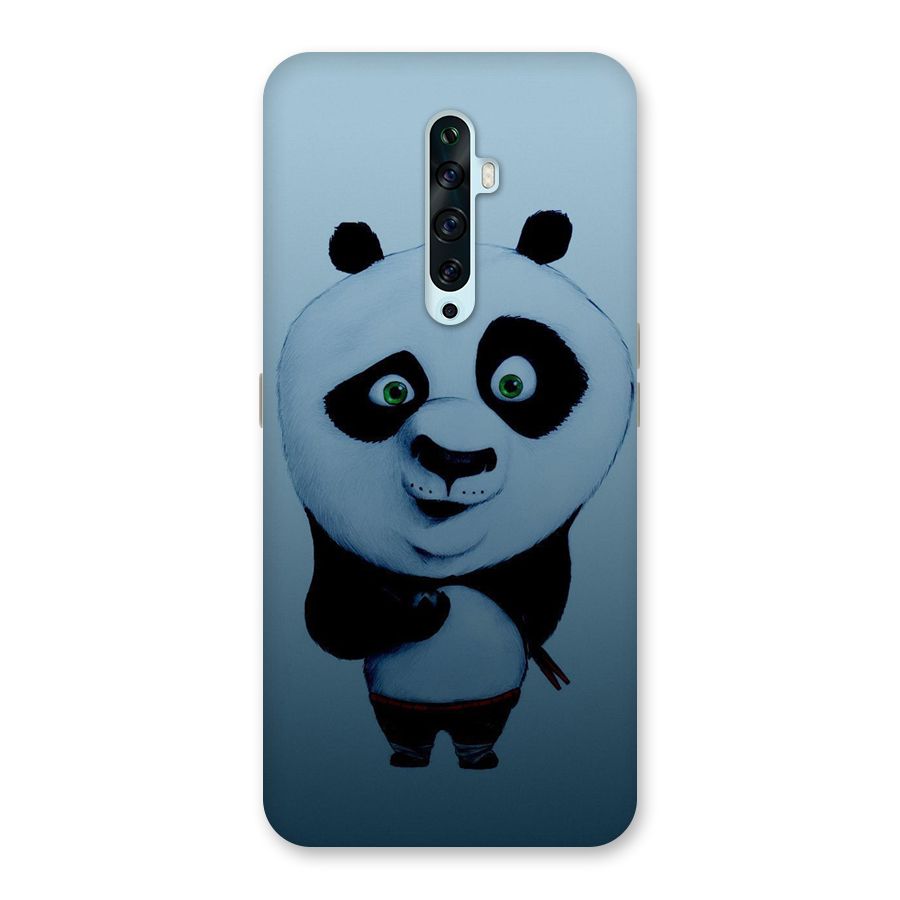 Confused Cute Panda Back Case for Oppo Reno2 F