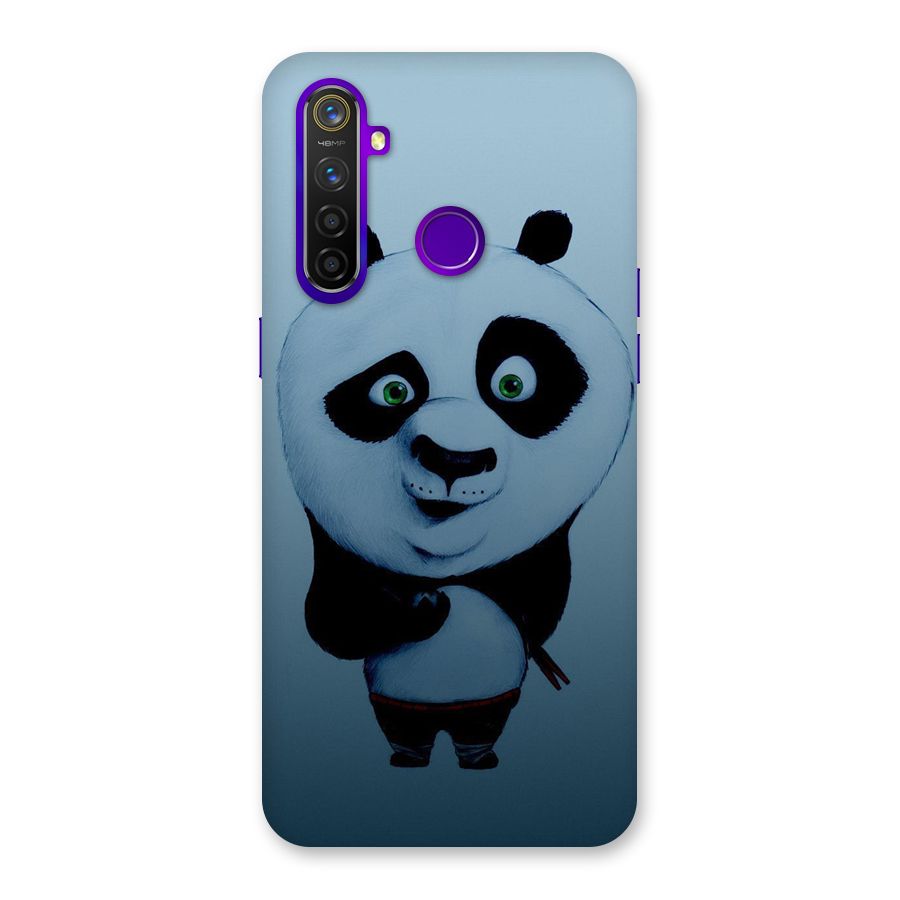 Confused Cute Panda Back Case for Realme 5 Pro