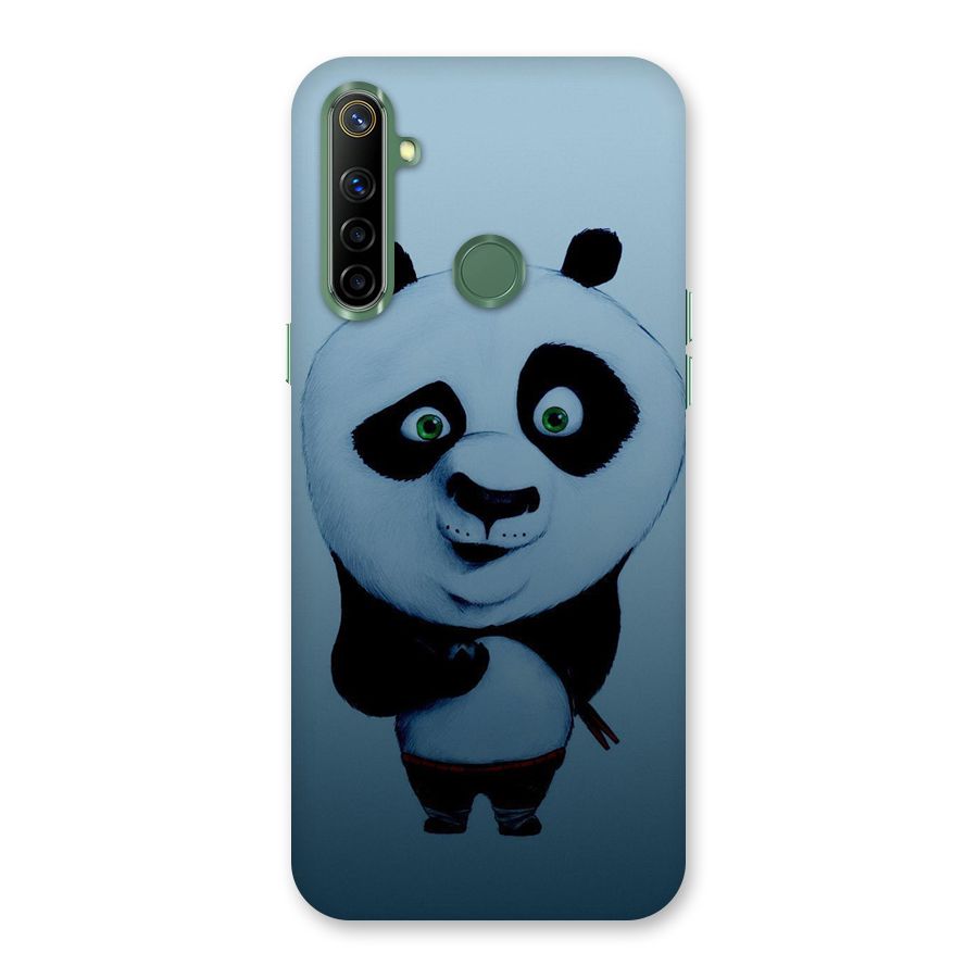 Confused Cute Panda Back Case for Realme Narzo 10