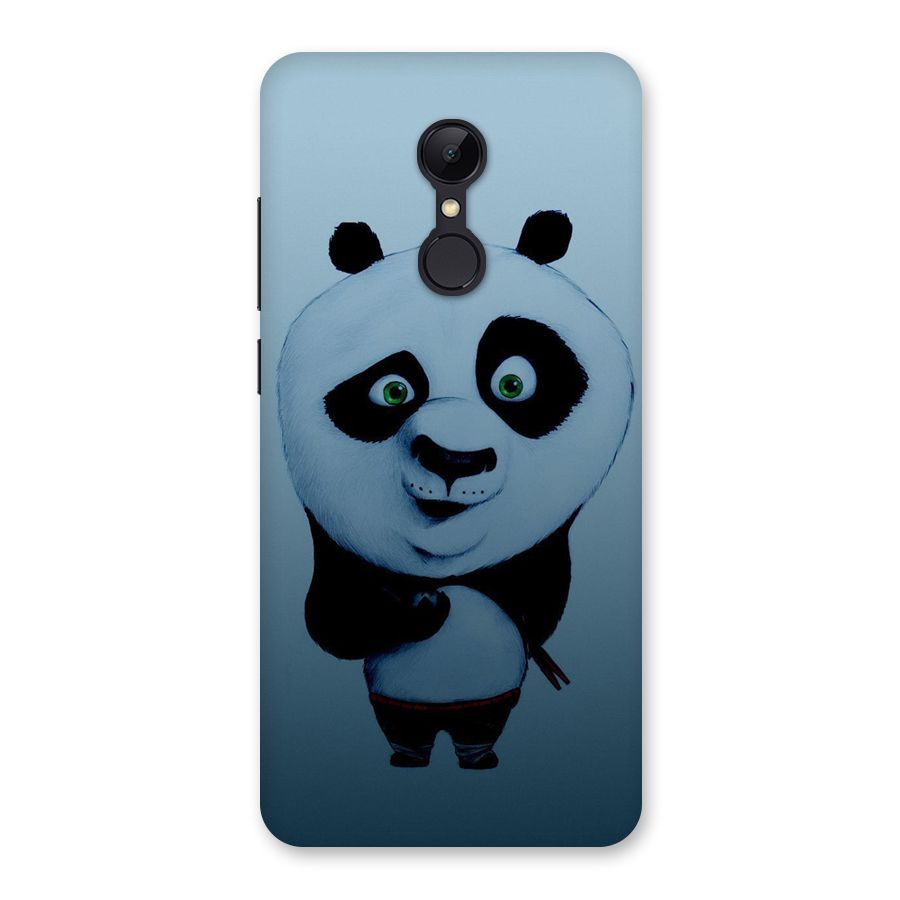 Confused Cute Panda Back Case for Redmi 5
