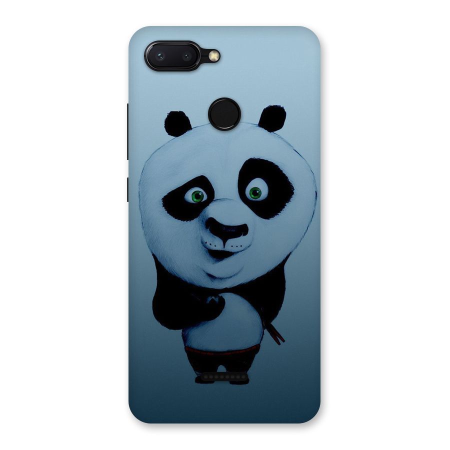 Confused Cute Panda Back Case for Redmi 6