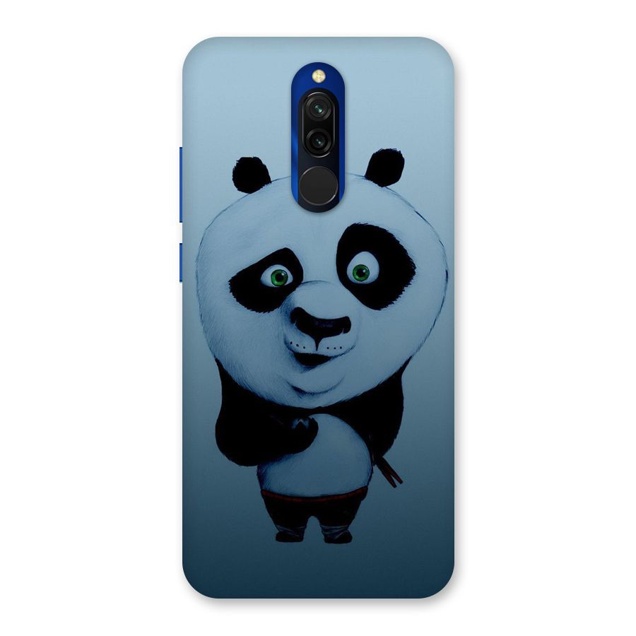 Confused Cute Panda Back Case for Redmi 8