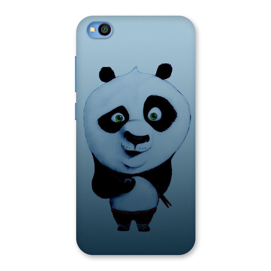 Confused Cute Panda Back Case for Redmi Go