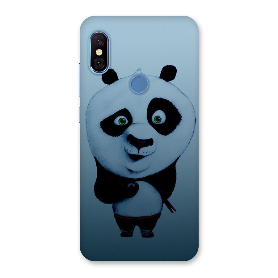 Confused Cute Panda Back Case for Redmi Note 6 Pro