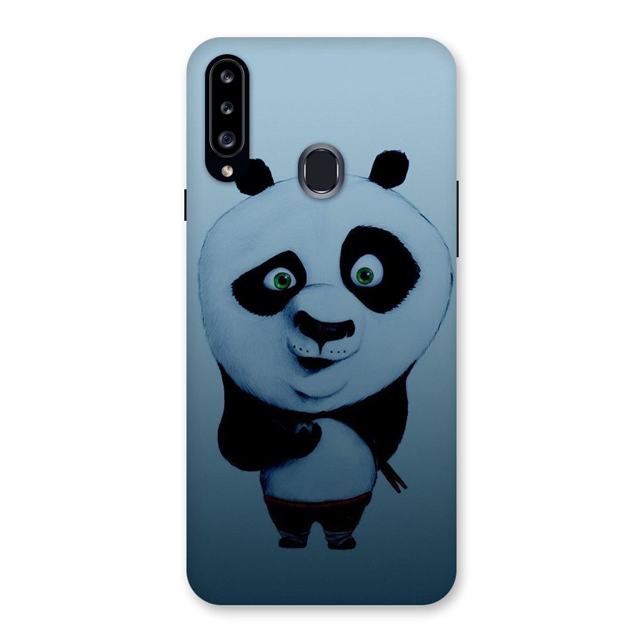 Confused Cute Panda Back Case for Samsung Galaxy A20s