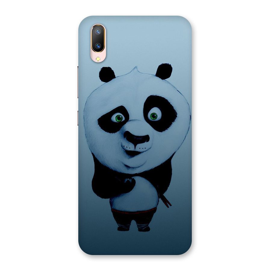Confused Cute Panda Back Case for Vivo V11 Pro