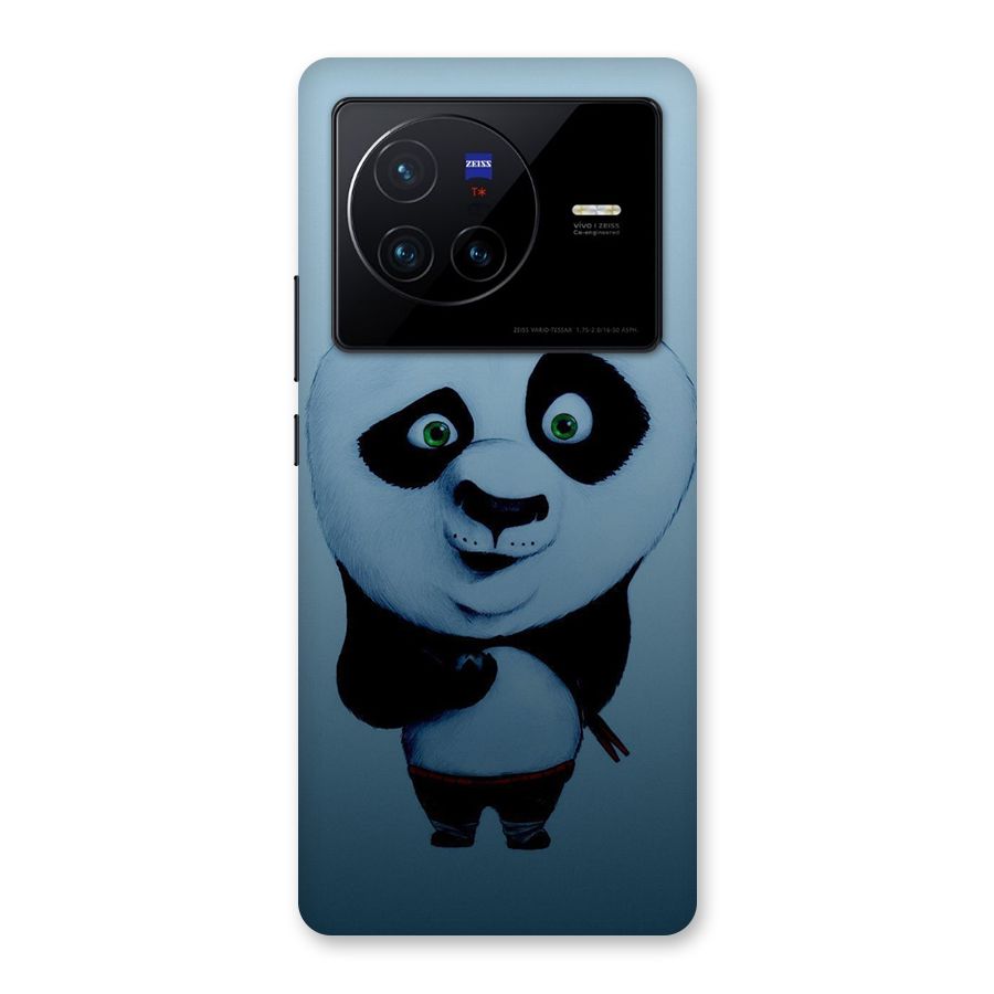 Confused Cute Panda Back Case for Vivo X80