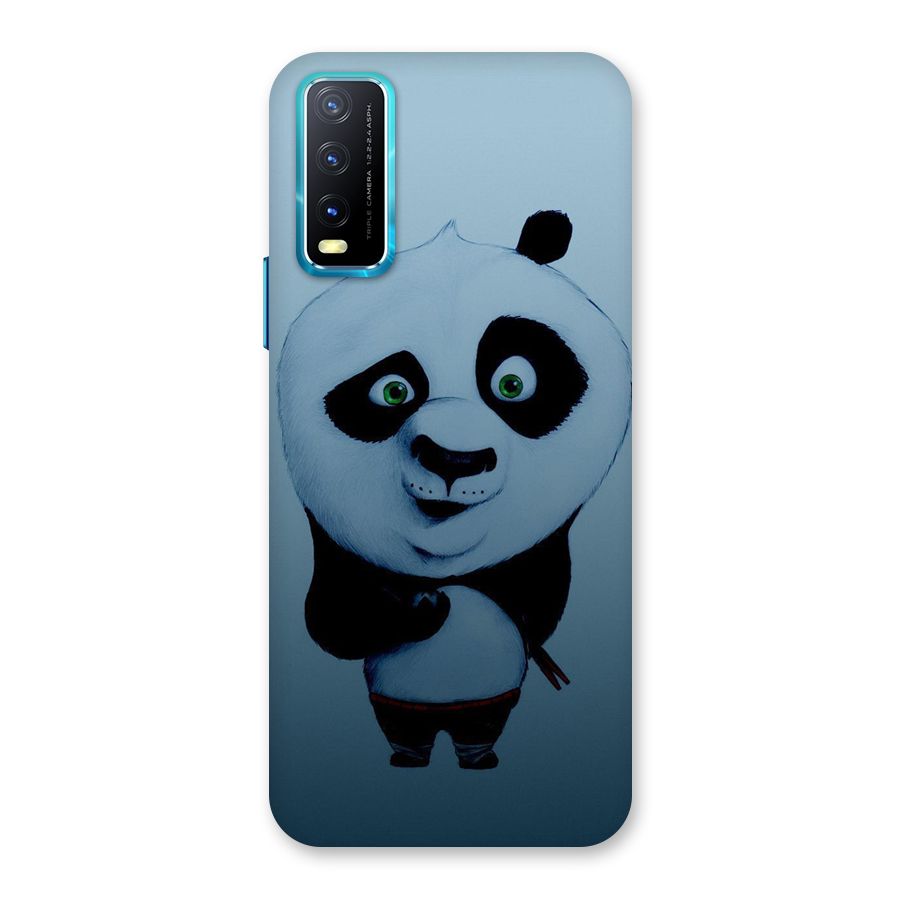 Confused Cute Panda Back Case for Vivo Y20