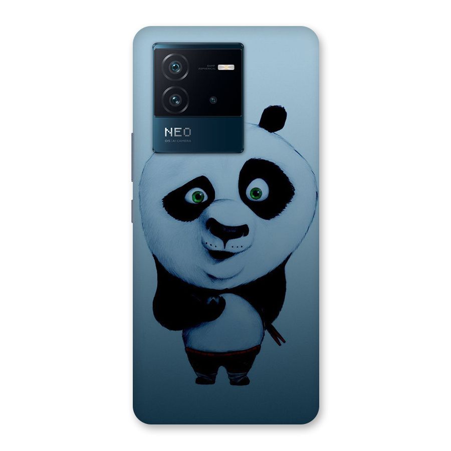 Confused Cute Panda Back Case for Vivo iQOO Neo 6 5G