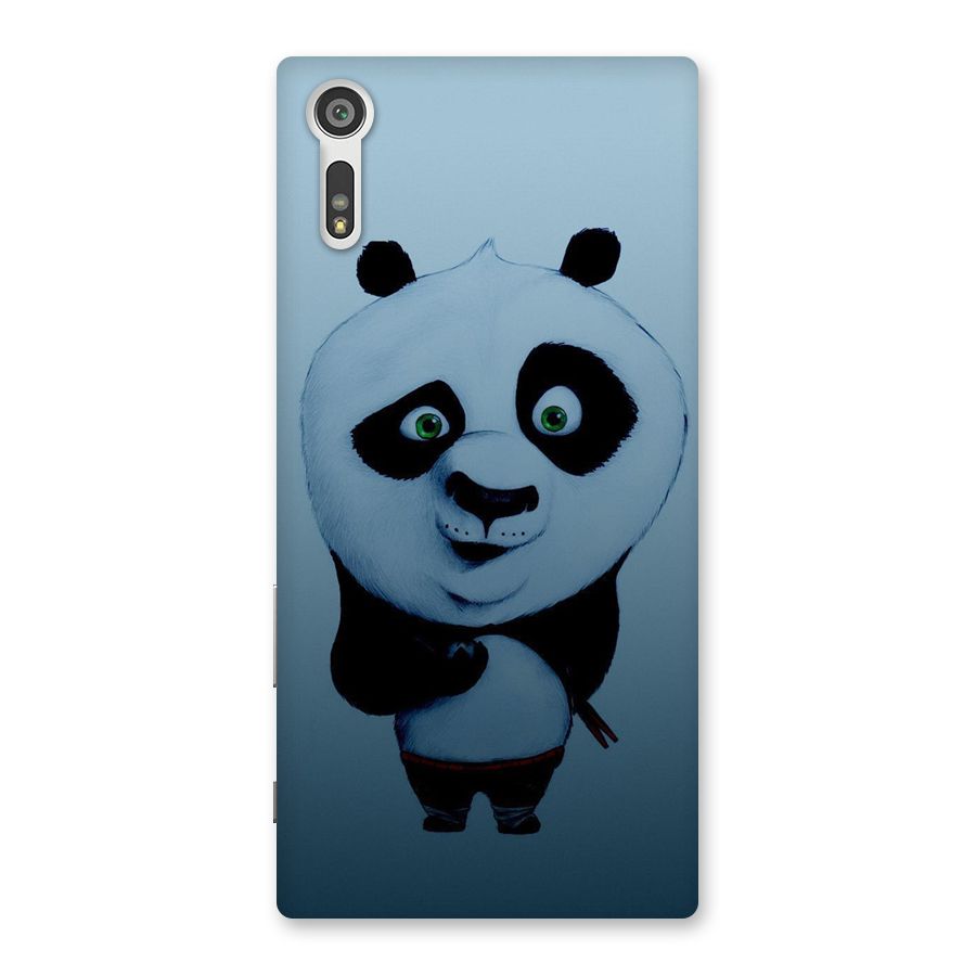 Confused Cute Panda Back Case for Xperia XZ