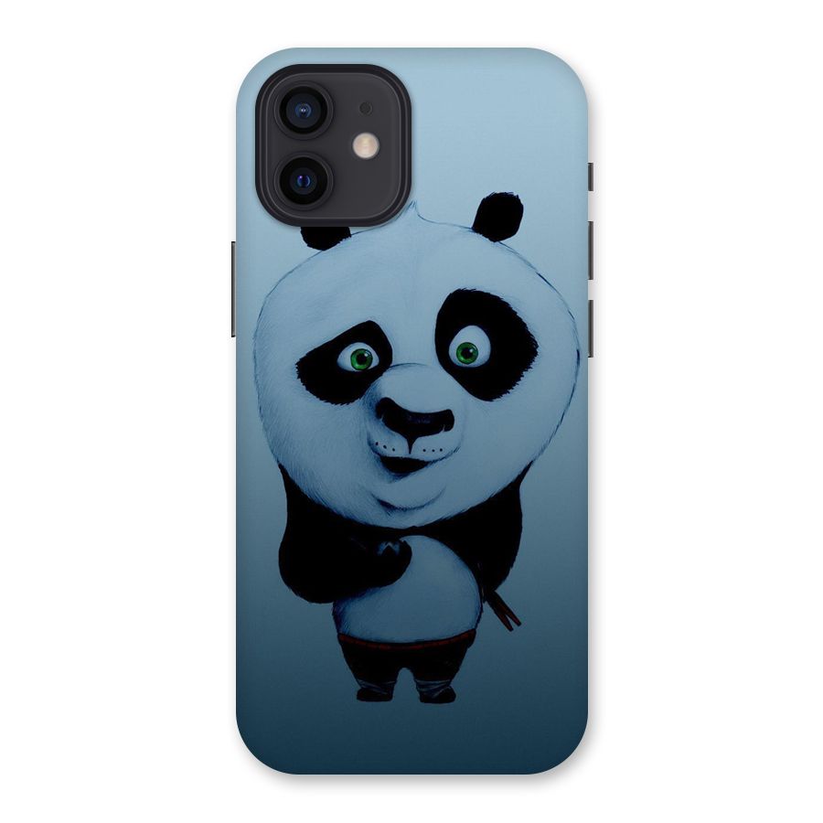 Confused Cute Panda Back Case for iPhone 12
