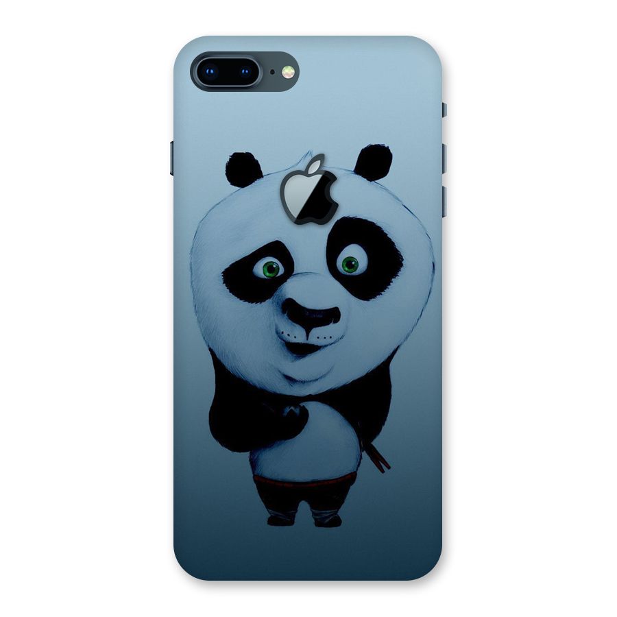 Confused Cute Panda Back Case for iPhone 7 Plus Apple Cut