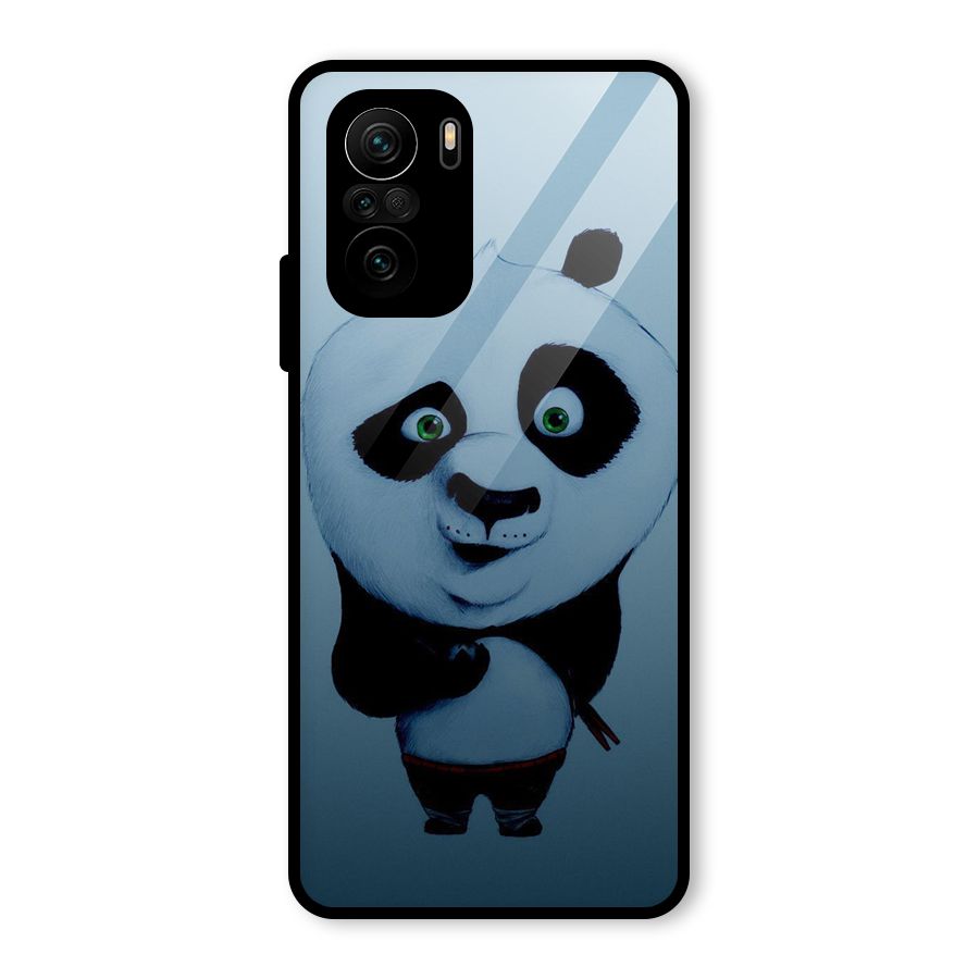 Confused Cute Panda Glass Back Case for Mi 11X Pro