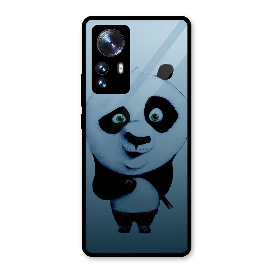 Confused Cute Panda Glass Back Case for Xiaomi 12 Pro