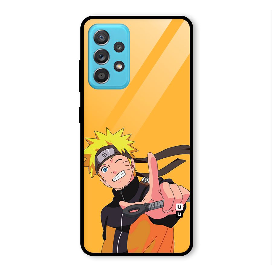 Cool Aesthetic Naruto Glass Back Case for Galaxy A52s 5G