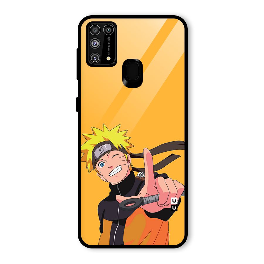 Cool Aesthetic Naruto Glass Back Case for Galaxy F41