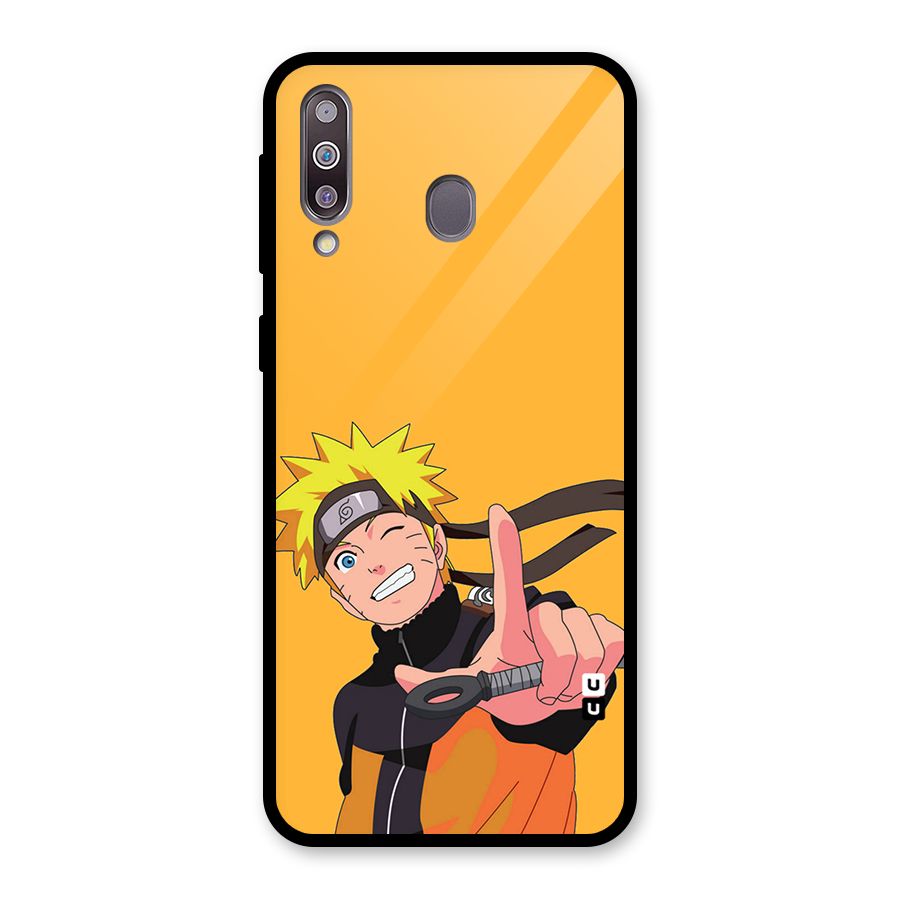 Cool Aesthetic Naruto Glass Back Case for Galaxy M30