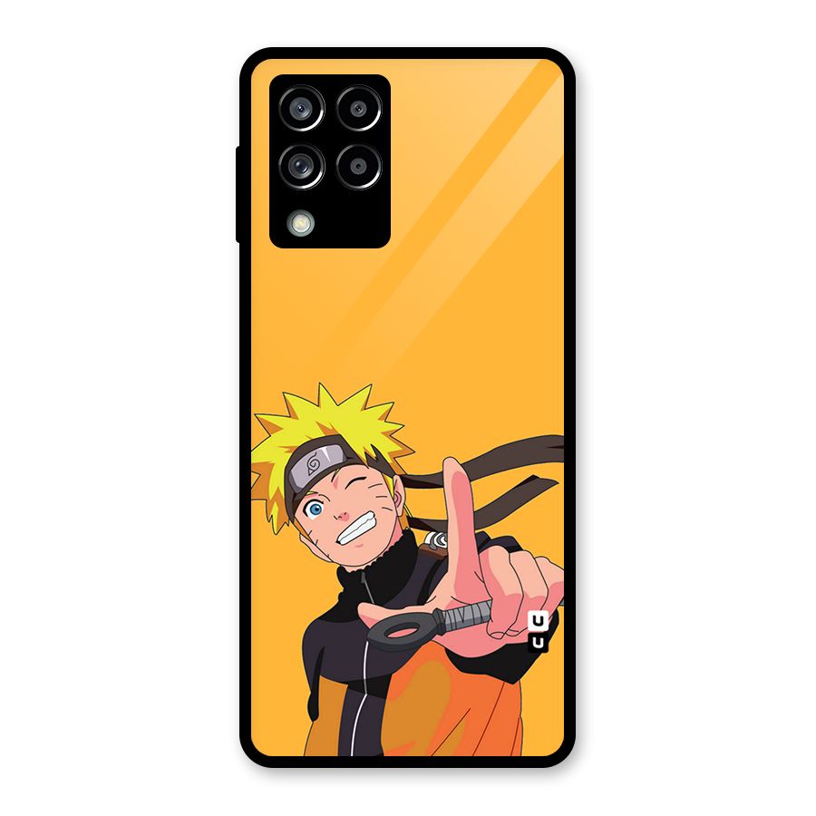 Cool Aesthetic Naruto Glass Back Case for Galaxy M53 5G