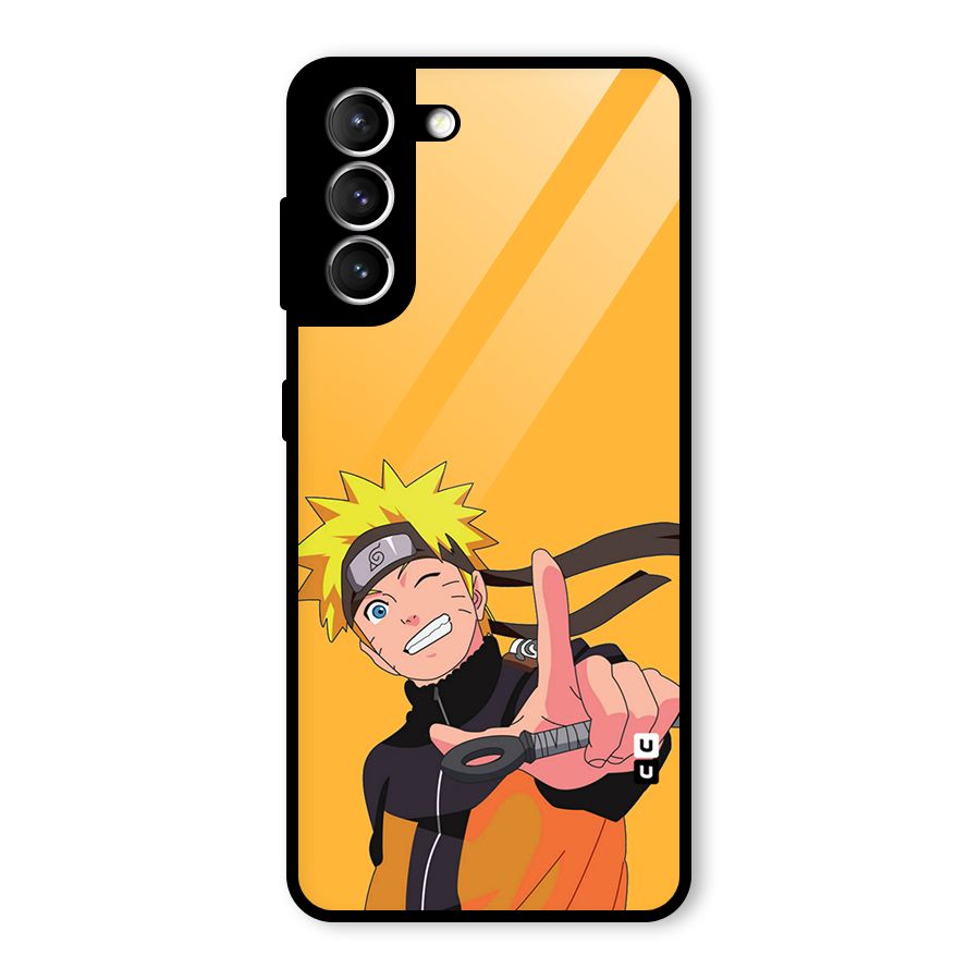 Cool Aesthetic Naruto Glass Back Case for Galaxy S21 5G