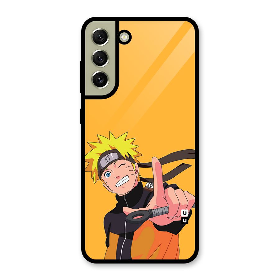 Cool Aesthetic Naruto Glass Back Case for Galaxy S21 FE 5G