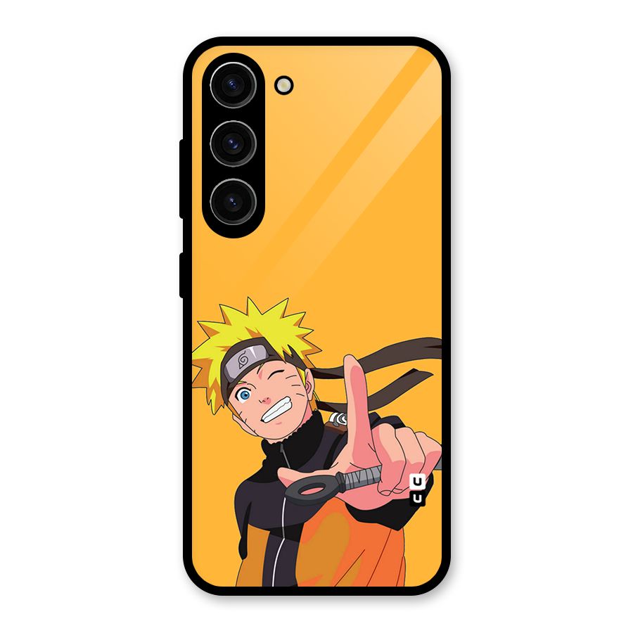 Cool Aesthetic Naruto Glass Back Case for Galaxy S23