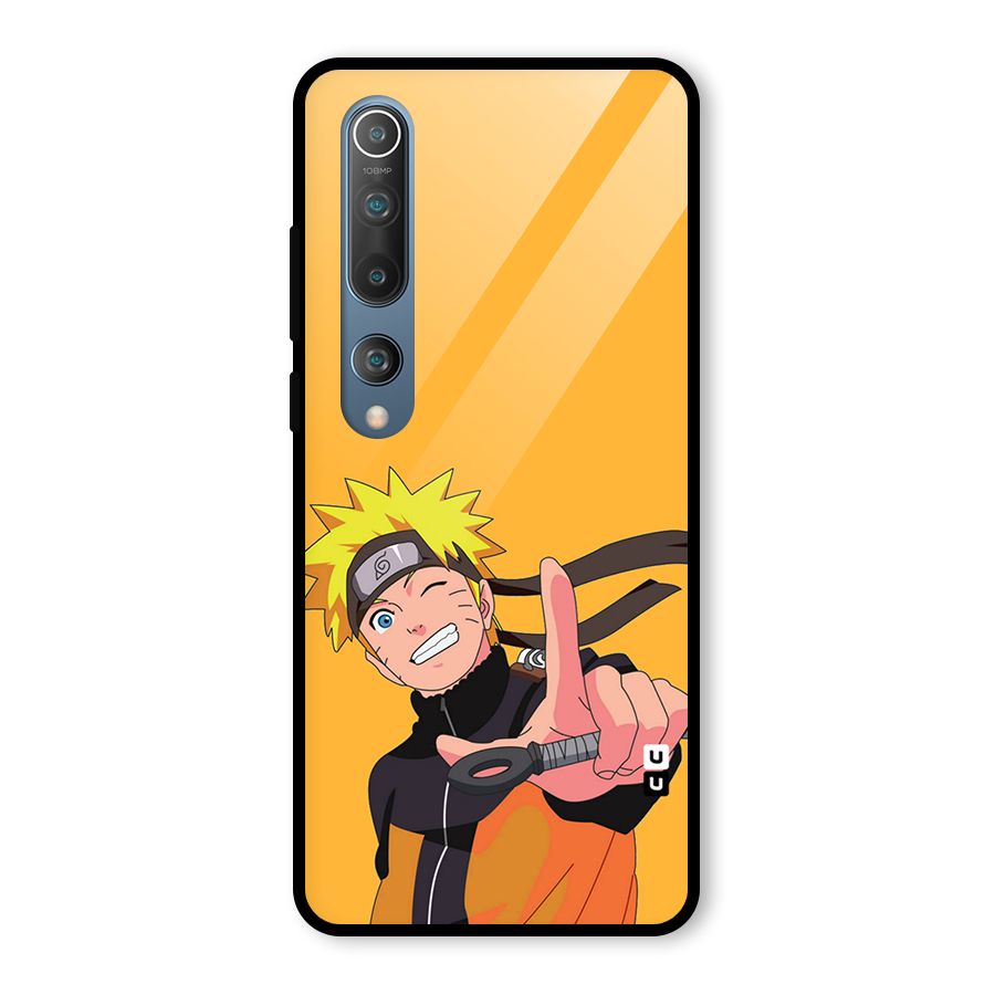 Cool Aesthetic Naruto Glass Back Case for Mi 10