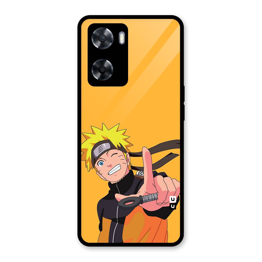 Cool Aesthetic Naruto Glass Back Case for Oppo A57 2022