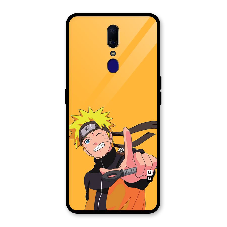 Cool Aesthetic Naruto Glass Back Case for Oppo F11