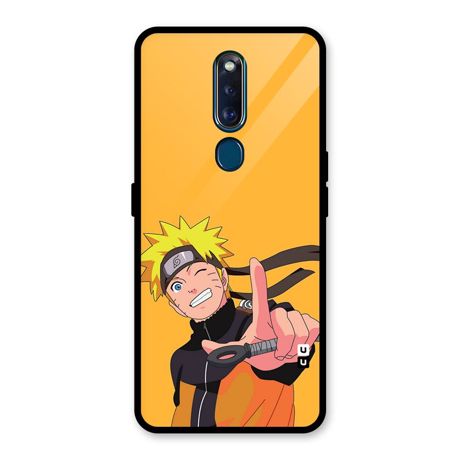 Cool Aesthetic Naruto Glass Back Case for Oppo F11 Pro