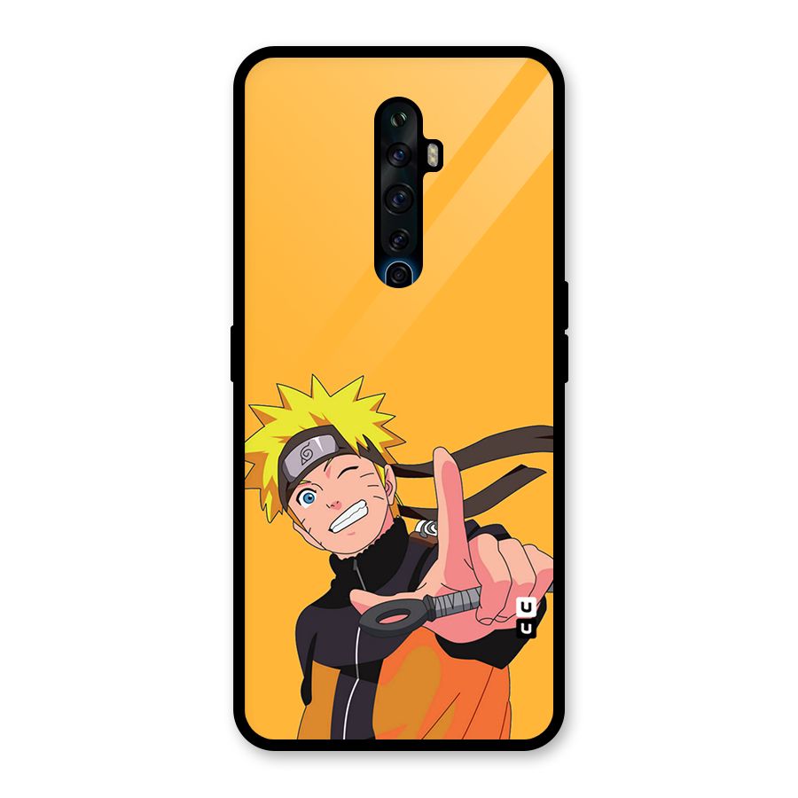 Cool Aesthetic Naruto Glass Back Case for Oppo Reno2 F
