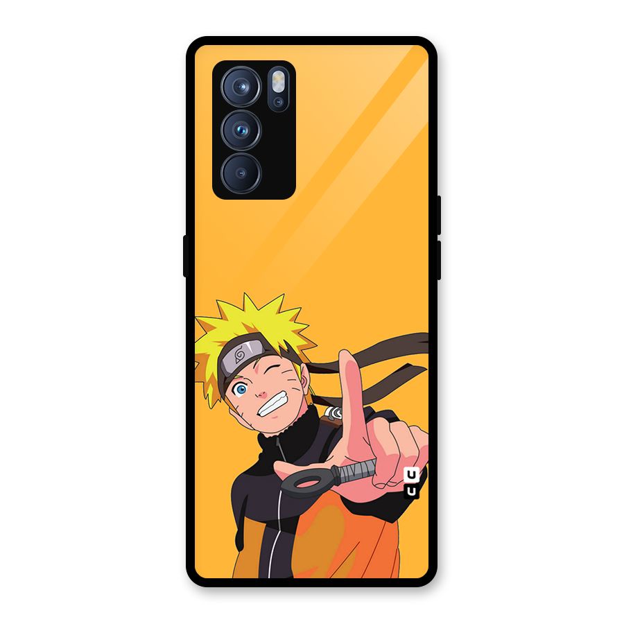 Cool Aesthetic Naruto Glass Back Case for Oppo Reno6 Pro 5G