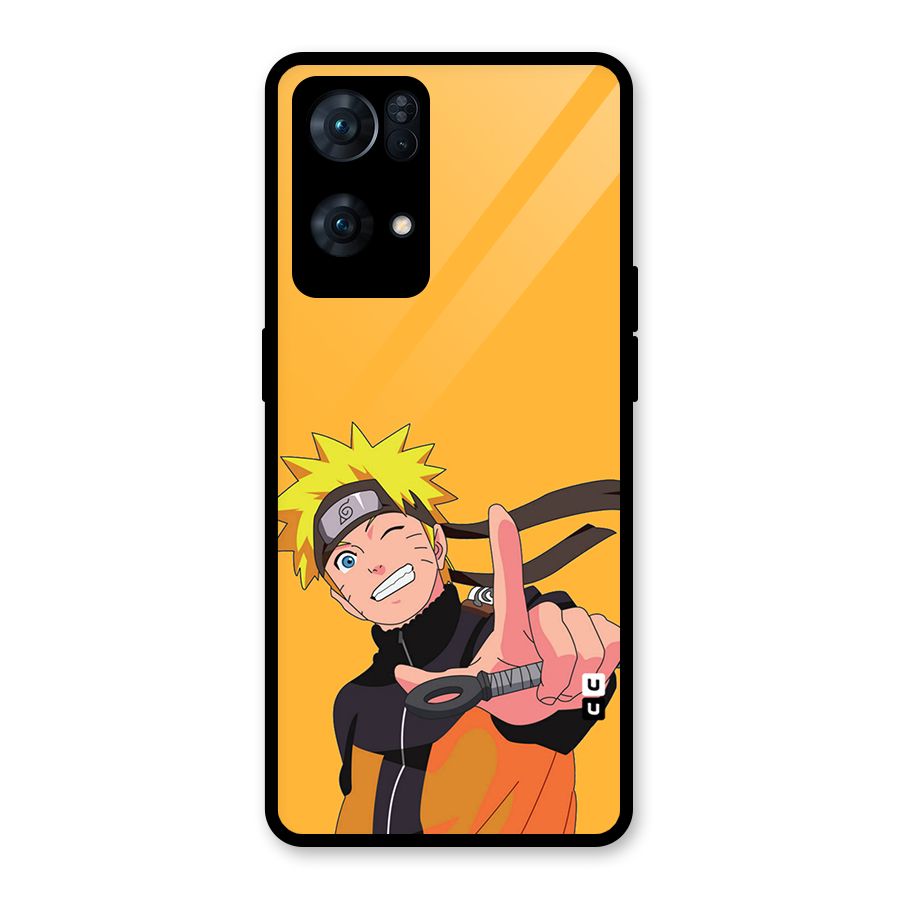 Cool Aesthetic Naruto Glass Back Case for Oppo Reno7 Pro 5G