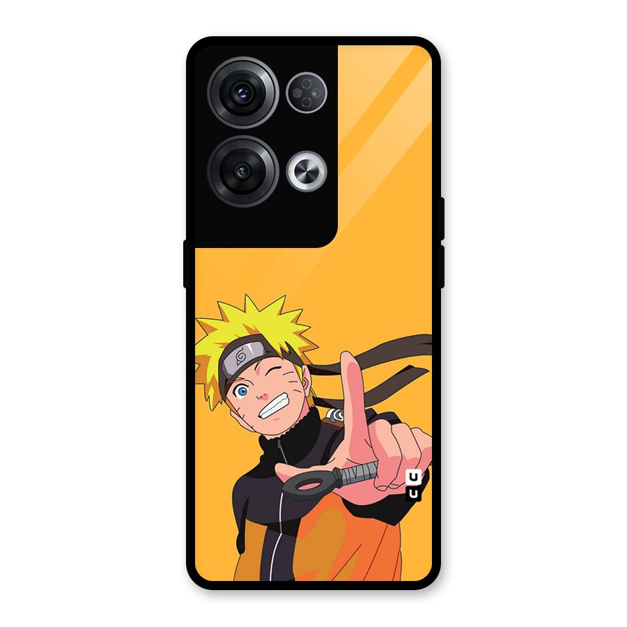 Cool Aesthetic Naruto Glass Back Case for Oppo Reno8 Pro 5G