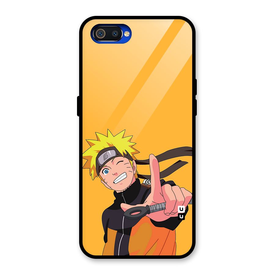 Cool Aesthetic Naruto Glass Back Case for Realme C2
