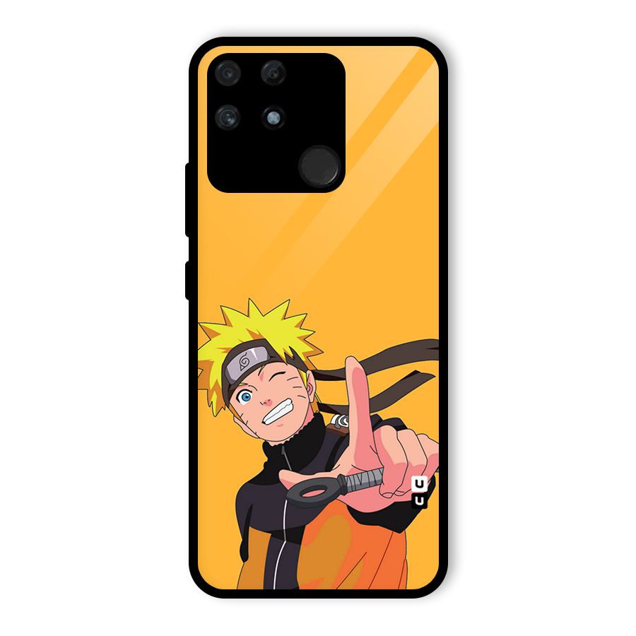 Cool Aesthetic Naruto Glass Back Case for Realme Narzo 50A