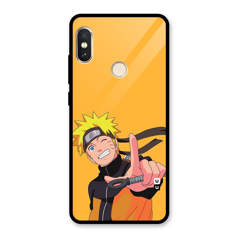 Cool Aesthetic Naruto Glass Back Case for Redmi Note 5 Pro
