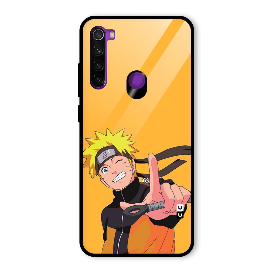 Cool Aesthetic Naruto Glass Back Case for Redmi Note 8