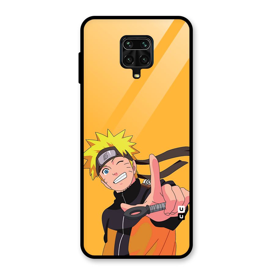 Cool Aesthetic Naruto Glass Back Case for Redmi Note 9 Pro