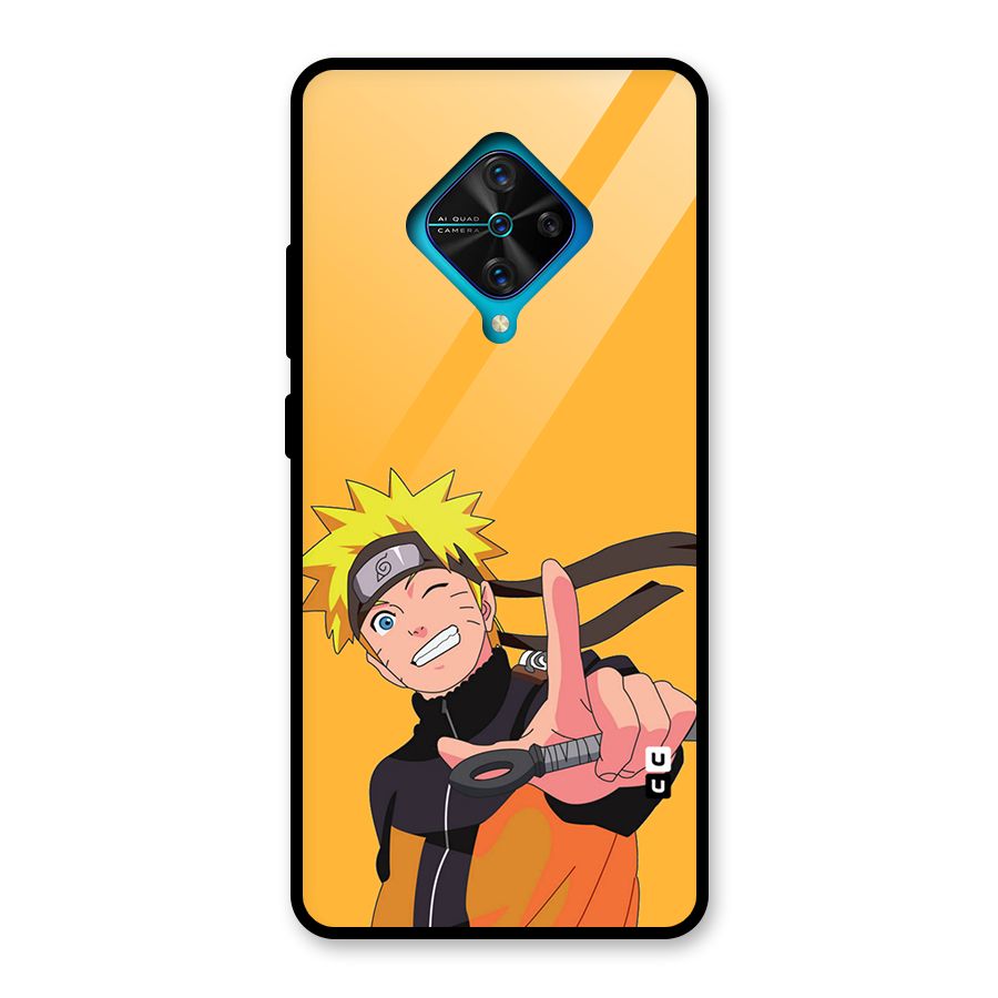 Cool Aesthetic Naruto Glass Back Case for Vivo S1 Pro