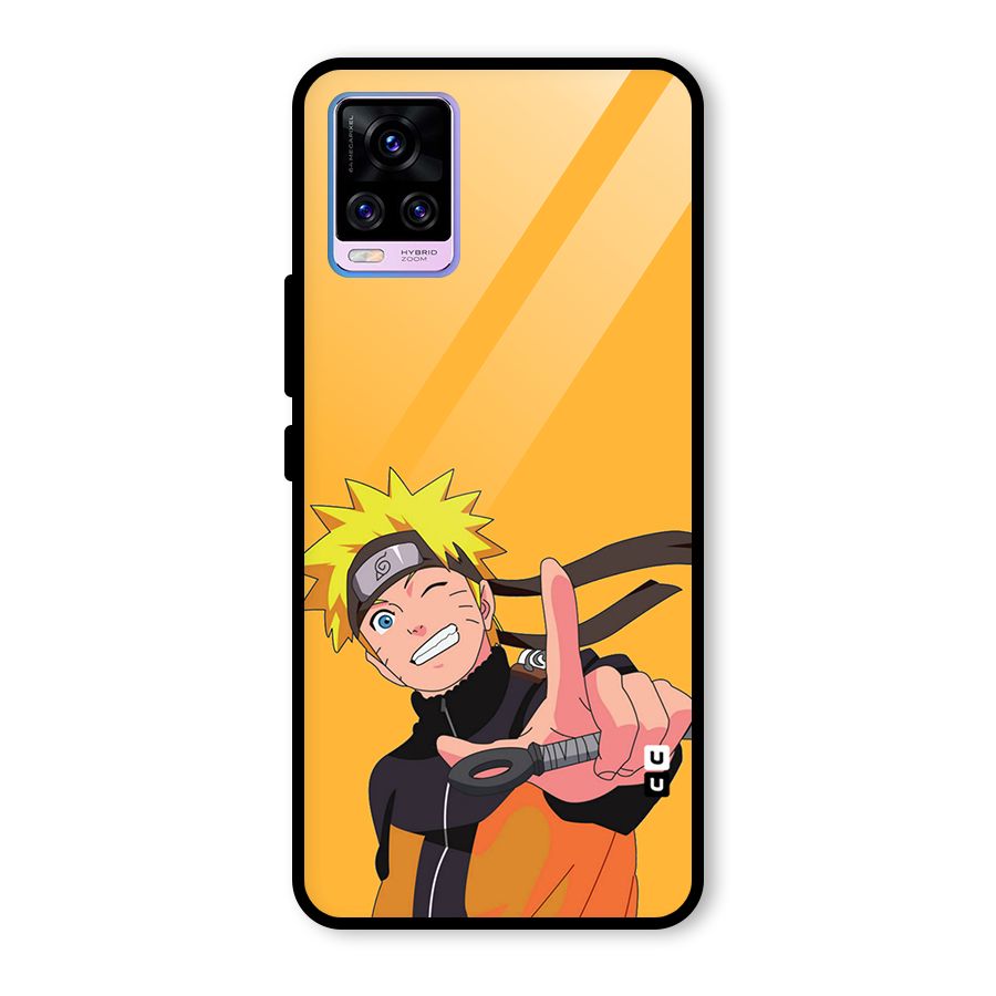 Cool Aesthetic Naruto Glass Back Case for Vivo V20 Pro