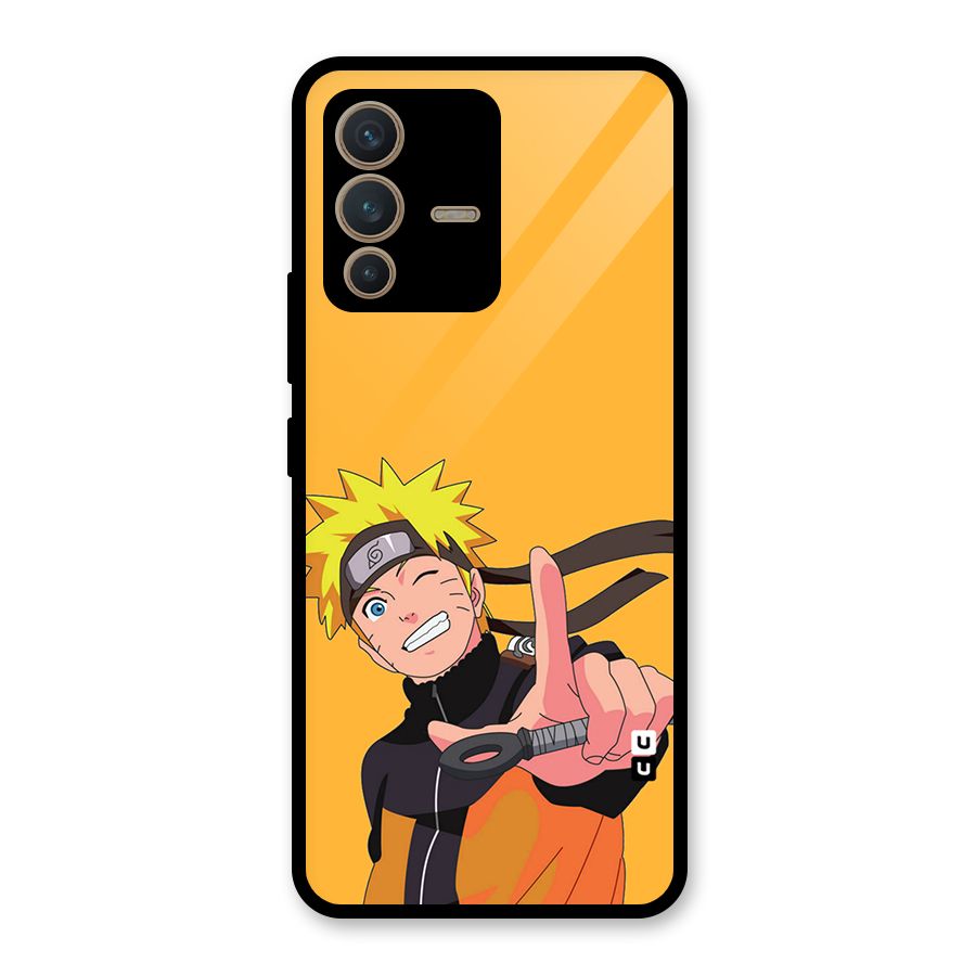 Cool Aesthetic Naruto Glass Back Case for Vivo V23 5G