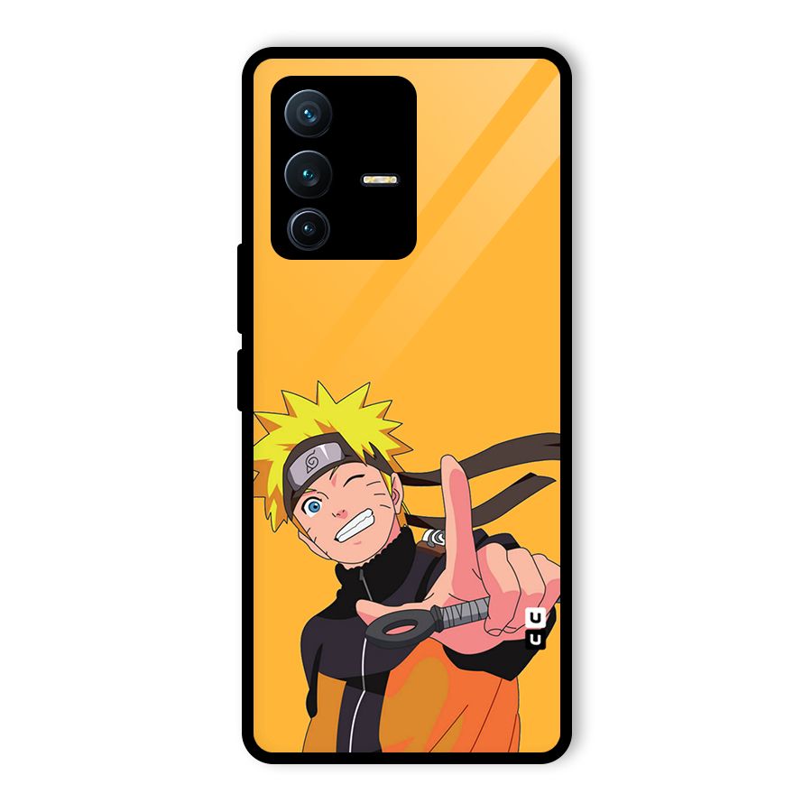 Cool Aesthetic Naruto Glass Back Case for Vivo V23 Pro