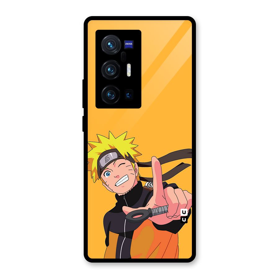 Cool Aesthetic Naruto Glass Back Case for Vivo X70 Pro Plus