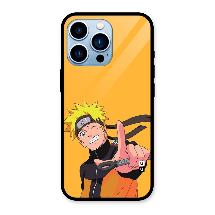 Cool Aesthetic Naruto Glass Back Case for iPhone 13 Pro