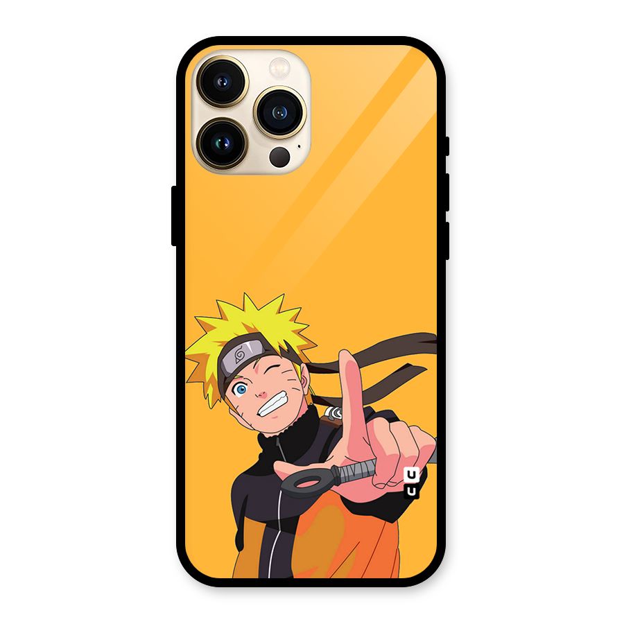 Cool Aesthetic Naruto Glass Back Case for iPhone 13 Pro Max