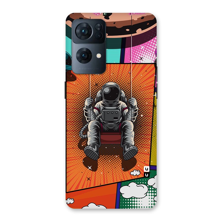 Cool Astraunaut Comic Swing Back Case for Oppo Reno7 Pro 5G