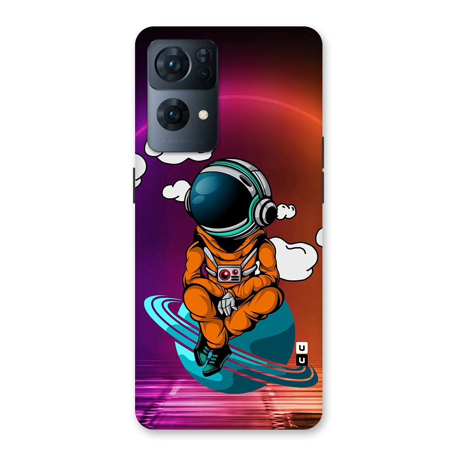 Cool Astraunaut Relaxing Back Case for Oppo Reno7 Pro 5G