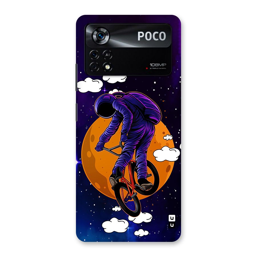 Cool Astro Cyclist Back Case for Poco X4 Pro 5G