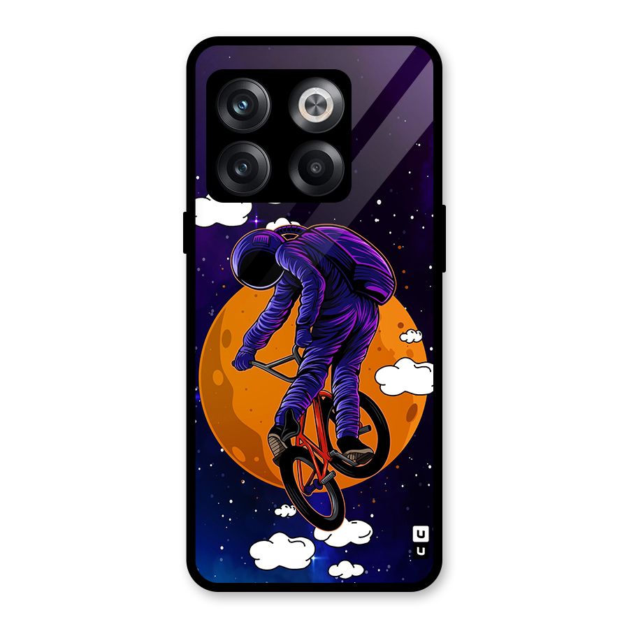 Cool Astro Cyclist Glass Back Case for OnePlus 10T